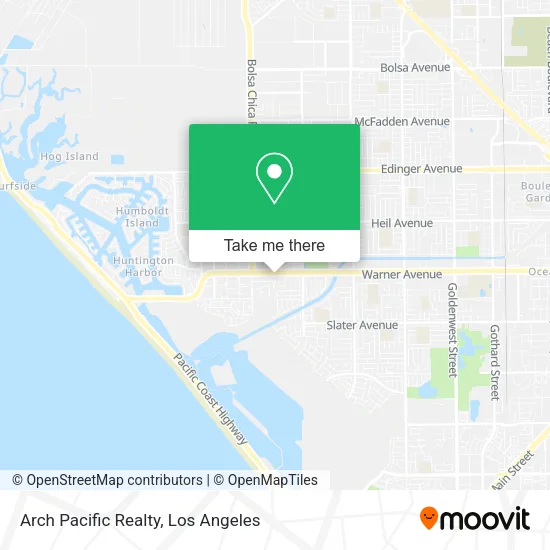 Arch Pacific Realty map
