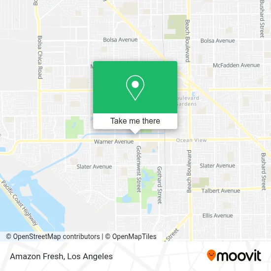 Amazon Fresh map