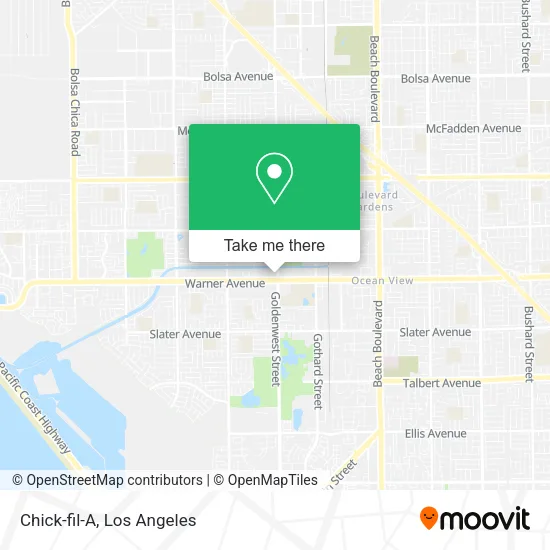 Chick-fil-A map