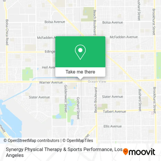 Synergy Physical Therapy & Sports Performance map