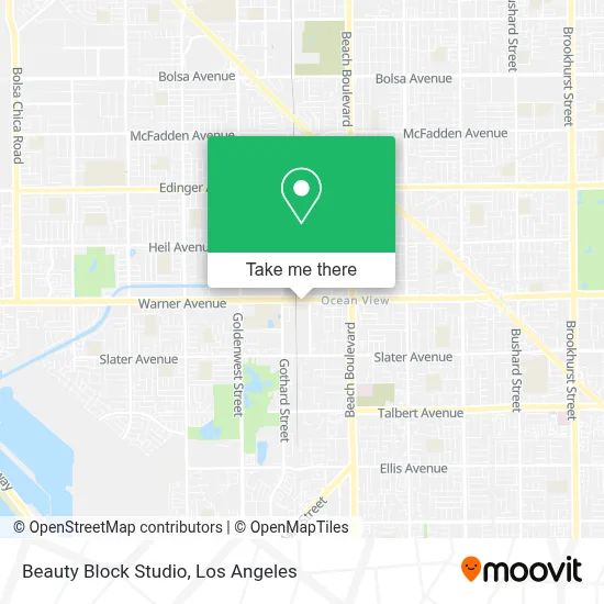 Beauty Block Studio map