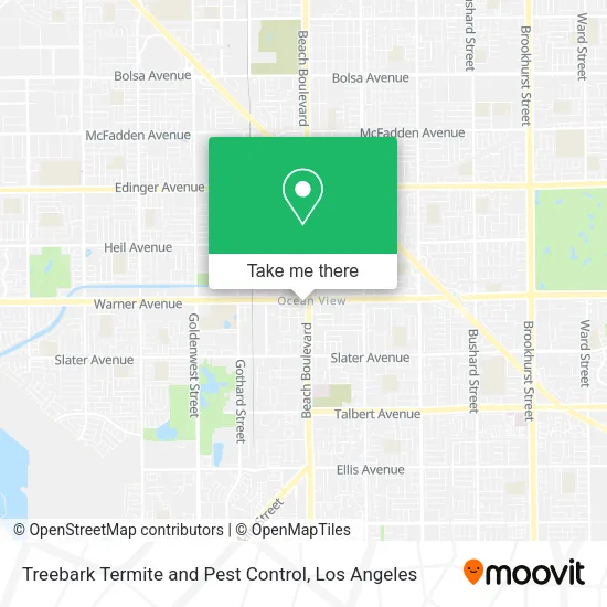Treebark Termite and Pest Control map
