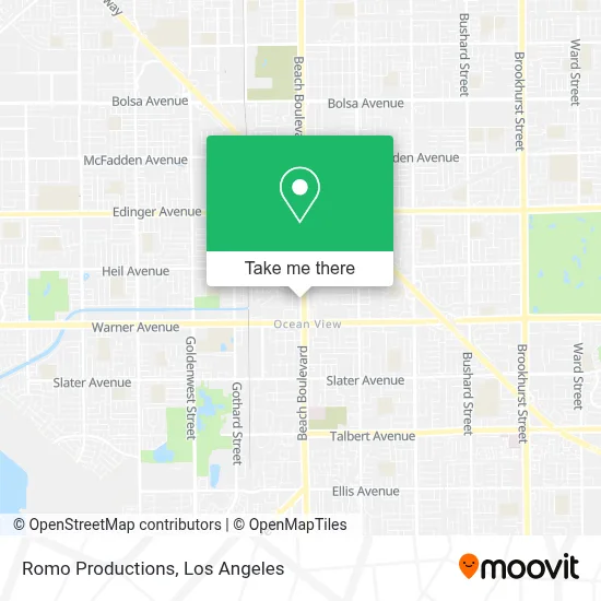 Romo Productions map