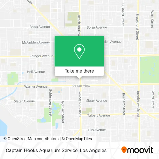 Captain Hooks Aquarium Service map