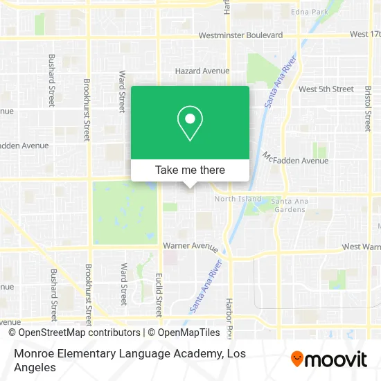 Monroe Elementary Language Academy map
