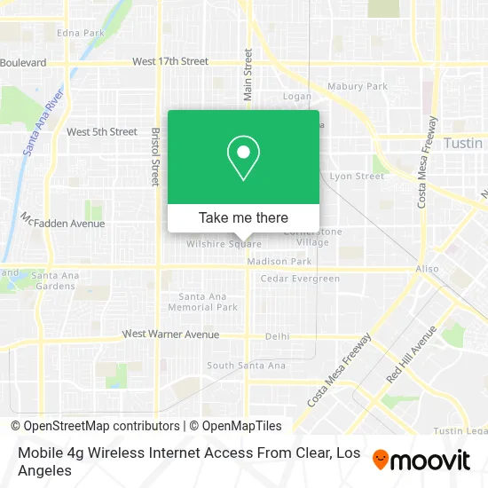 Mobile 4g Wireless Internet Access From Clear map
