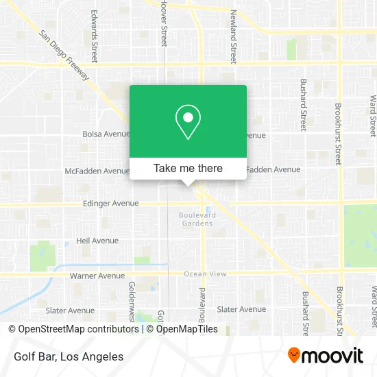 Golf Bar map