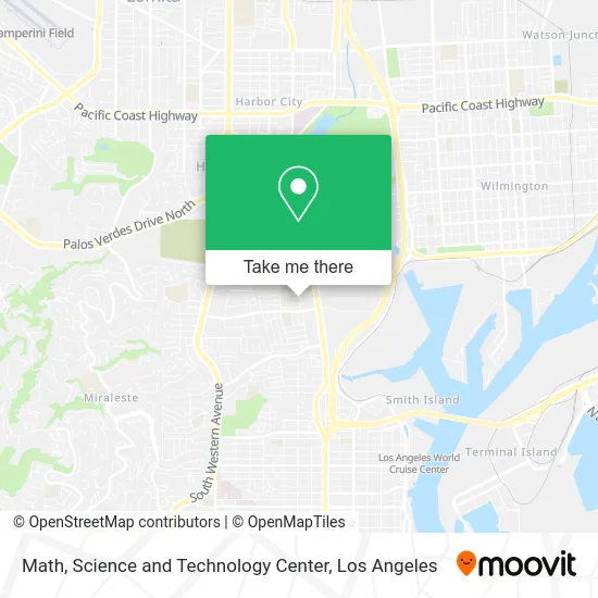 Math, Science and Technology Center map