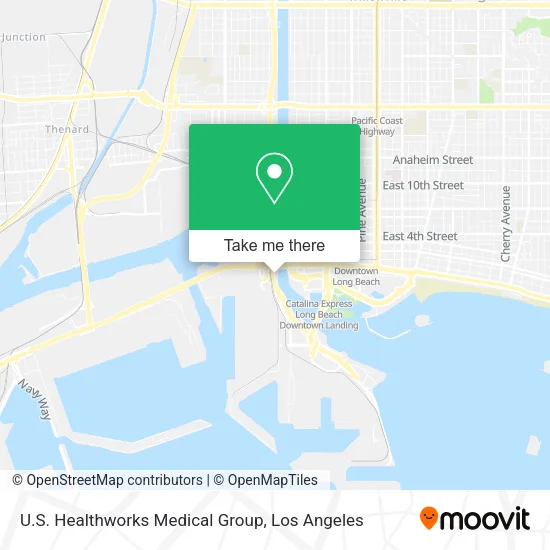 U.S. Healthworks Medical Group map