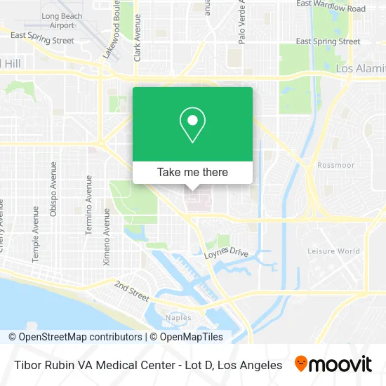 Tibor Rubin VA Medical Center - Lot D map