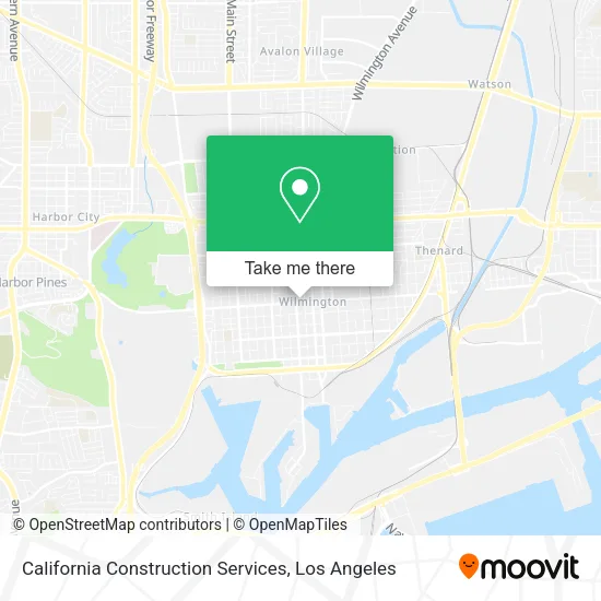 California Construction Services map