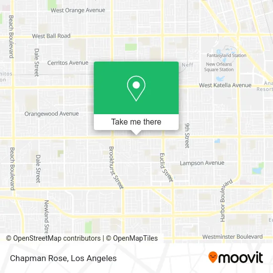 Chapman Rose map