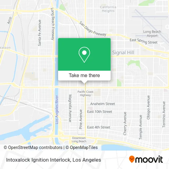 Mapa de Intoxalock Ignition Interlock