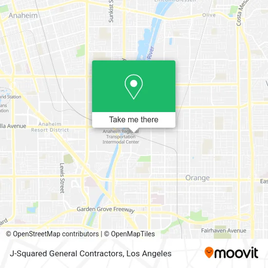 J-Squared General Contractors map