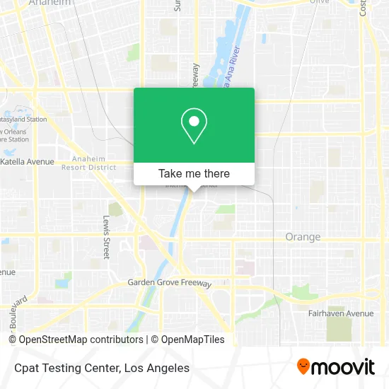 Cpat Testing Center map