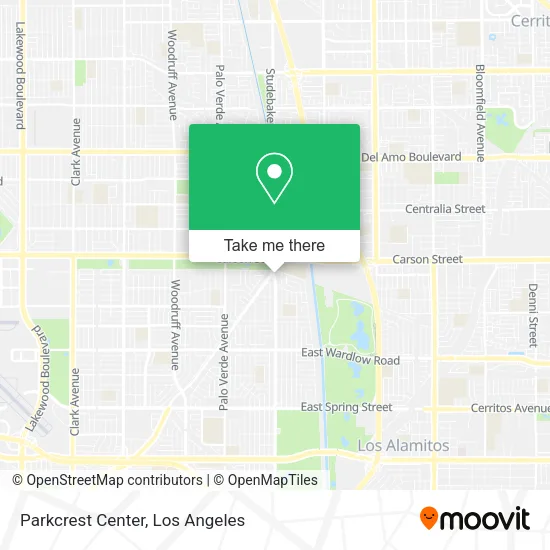 Parkcrest Center map