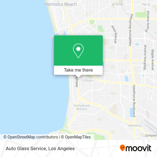Auto Glass Service map