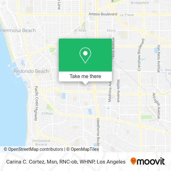 Carina C. Cortez, Msn, RNC-ob, WHNP map