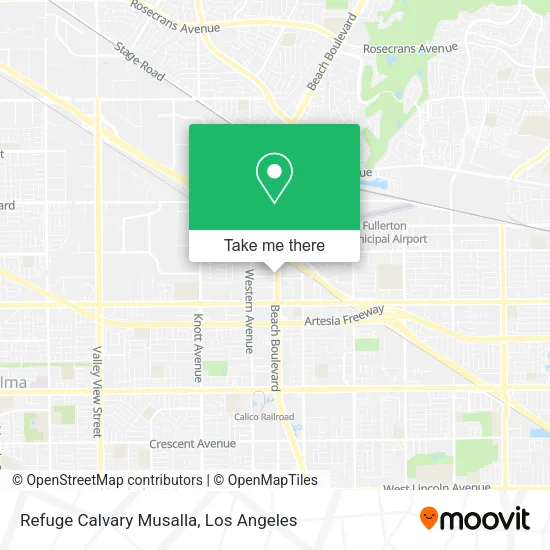 Mapa de Refuge Calvary Musalla