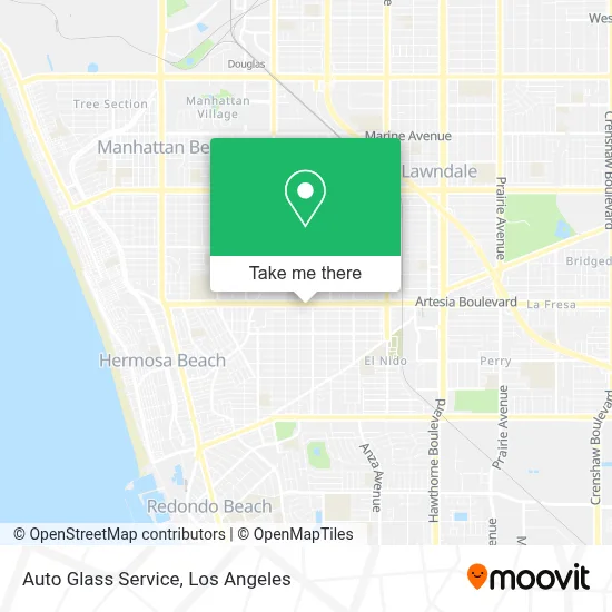 Auto Glass Service map