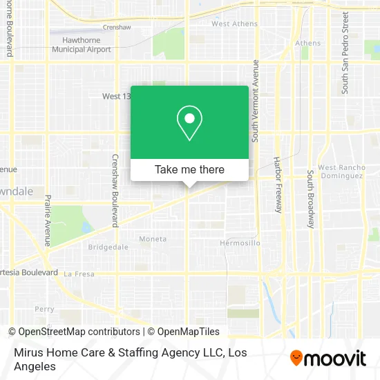 Mapa de Mirus Home Care & Staffing Agency LLC
