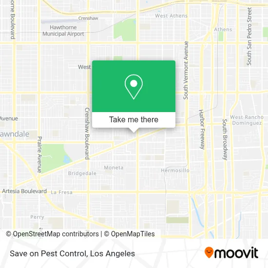 Save on Pest Control map