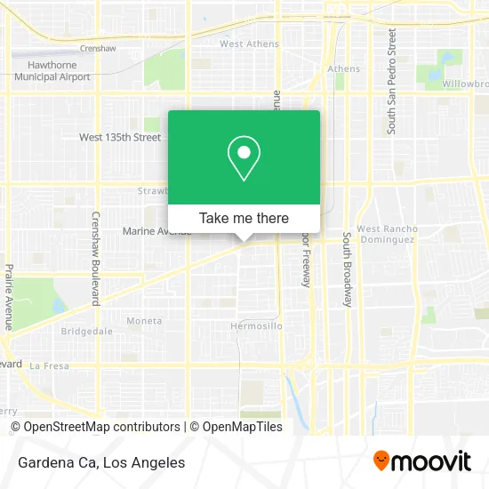 Gardena Ca map