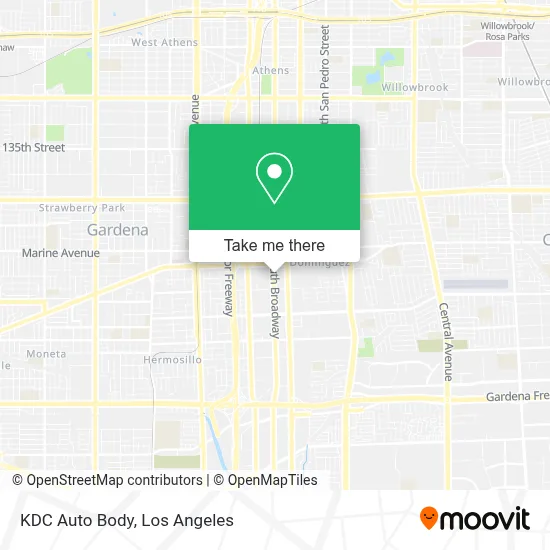 KDC Auto Body map