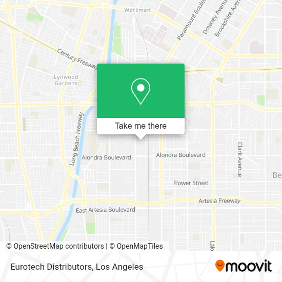 Eurotech Distributors map