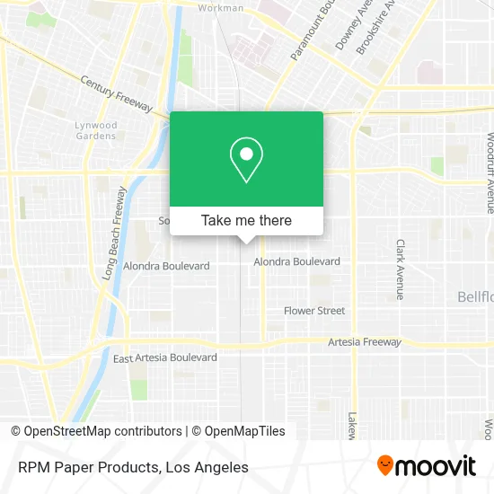 RPM Paper Products map