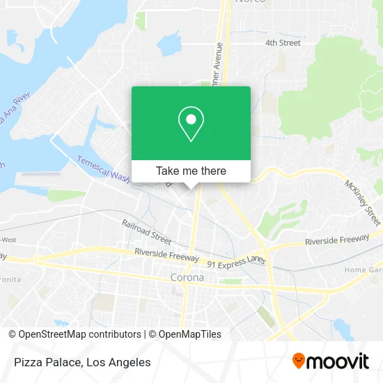 Pizza Palace map