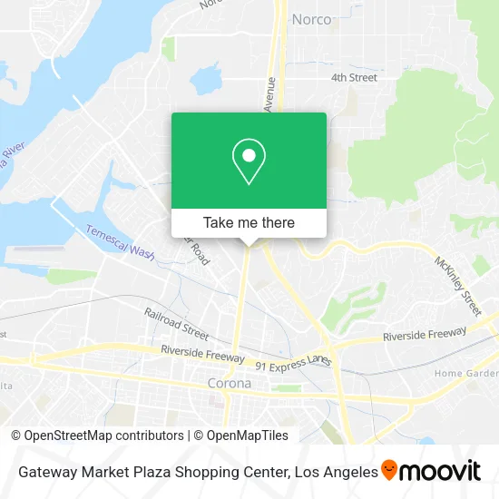 Gateway Market Plaza Shopping Center map
