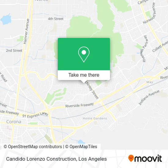 Candido Lorenzo Construction map