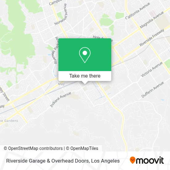 Riverside Garage & Overhead Doors map