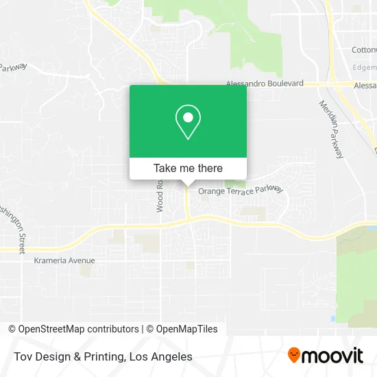 Tov Design & Printing map