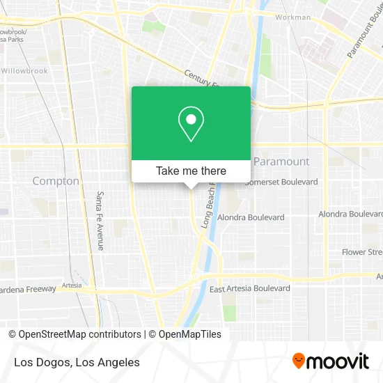 Los Dogos map