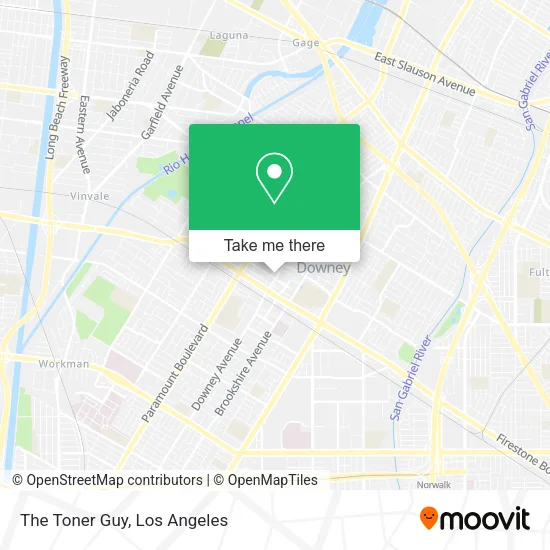 The Toner Guy map