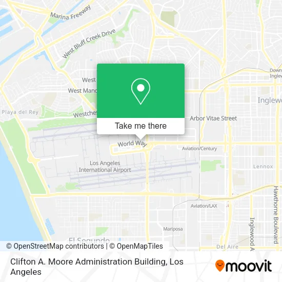 Mapa de Clifton A. Moore Administration Building