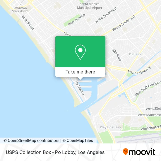 USPS Collection Box - Po Lobby map