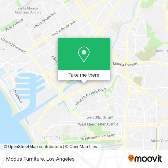 Modus Furniture map