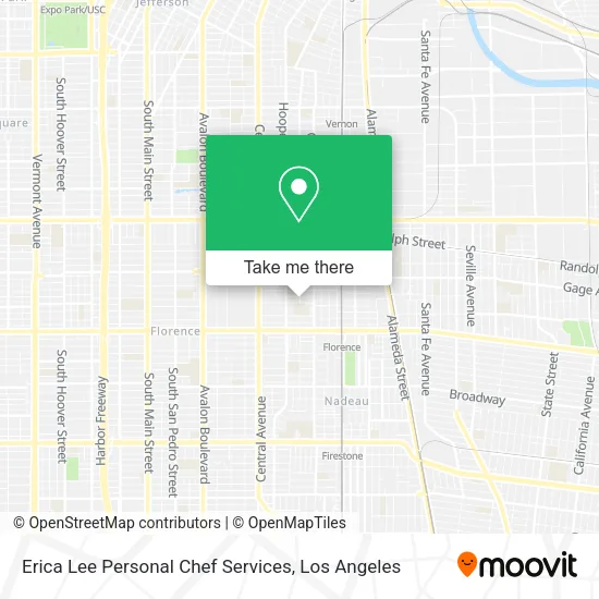 Erica Lee Personal Chef Services map