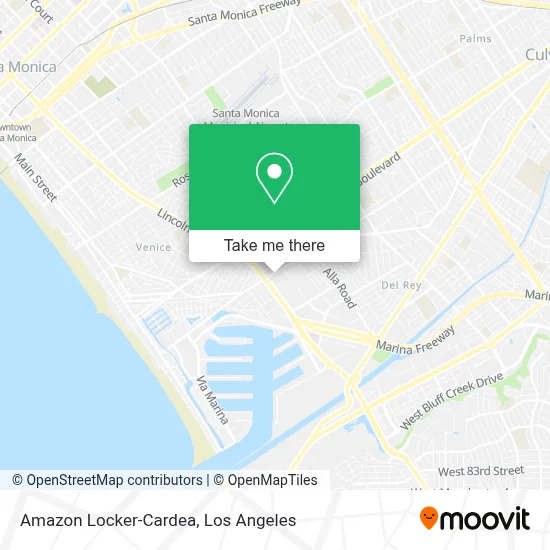 Amazon Locker-Cardea map