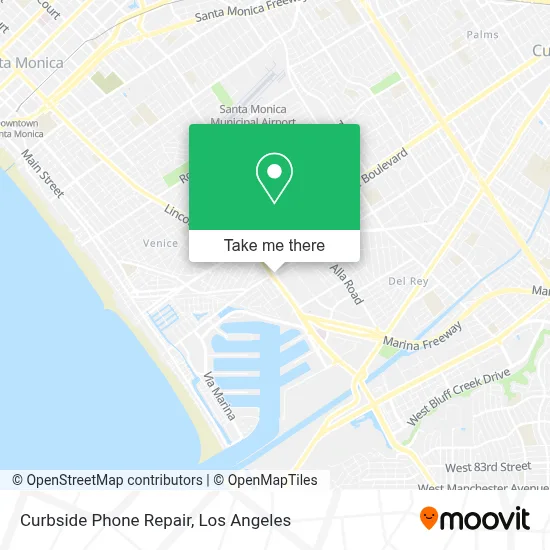 Curbside Phone Repair map