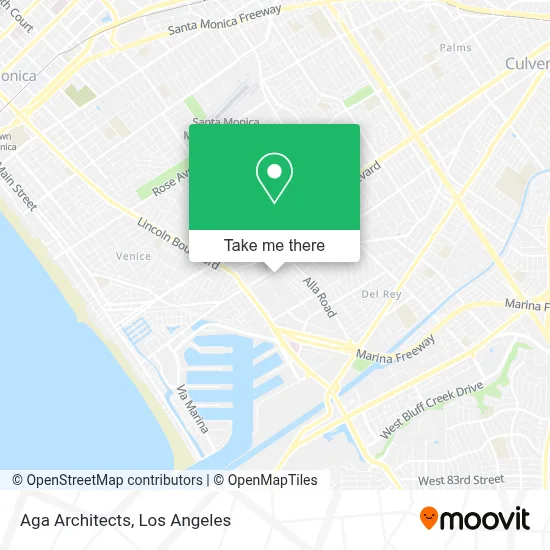 Aga Architects map