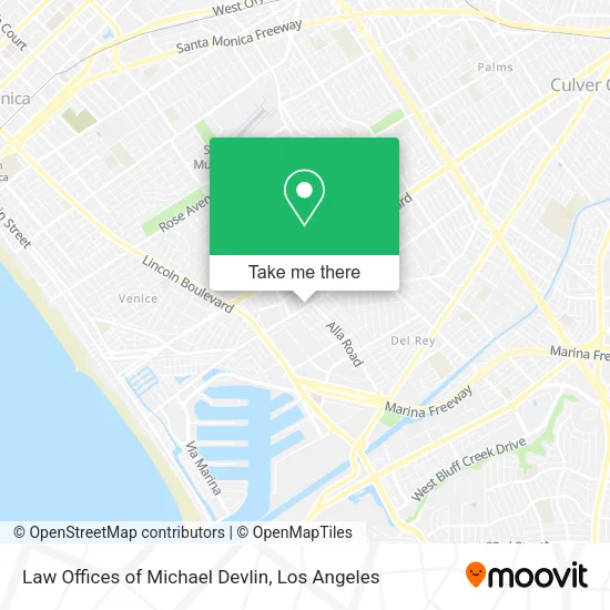 Mapa de Law Offices of Michael Devlin