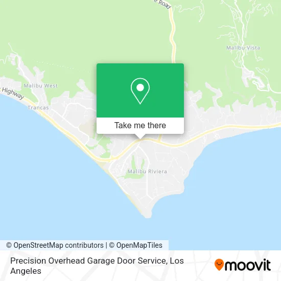 Precision Overhead Garage Door Service map