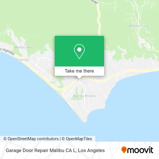 Garage Door Repair Malibu CA L map