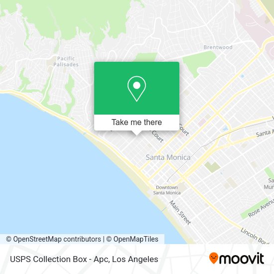 USPS Collection Box - Apc map