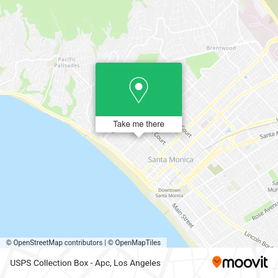Mapa de USPS Collection Box - Apc