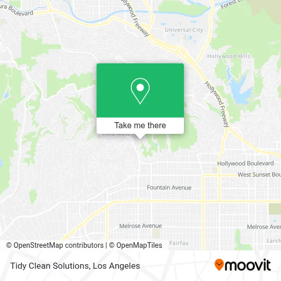 Tidy Clean Solutions map